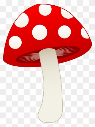 Toadstool Clipart Black And White Picture Stock Free - Mushroom Clipart - Png Download