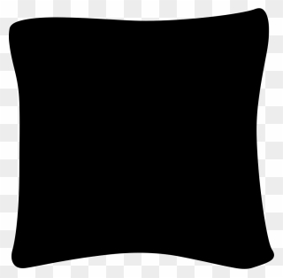 Black Pillow Png - Cushion Clipart