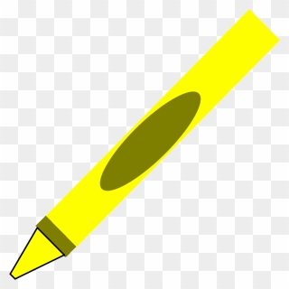 Yellow Crayon Clip Art - Png Download