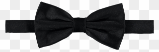 Bow Tie Necktie Tuxedo Satin Black Tie - Black Gucci Bow Tie Clipart
