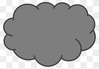 Storm Cloud Png Cartoon - Portable Network Graphics Clipart