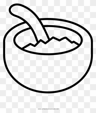 Bowl Coloring Page - Grits Coloring Pages Clipart