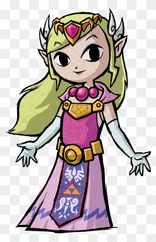 The Legend Of Zelda Clipart Princess Zelda - Loz Wind Waker Zelda - Png Download
