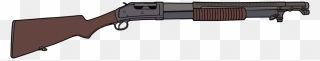 Assault Rifle Clipart Ww1 Gun - Winchester 1897 - Png Download