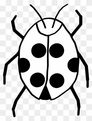 Transparent Insects Clipart - Bug Clipart Black And White Transparent - Png Download