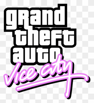 Grand Theft Auto Vice City Logo Clipart