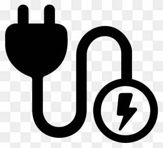 Current Electricity Clipart Black And White - Electricity Icon Png Transparent Png