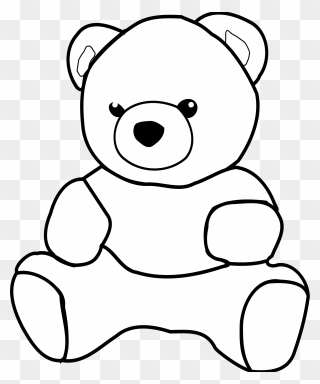 Teddy Bears - Teddy Bear Outline Clipart