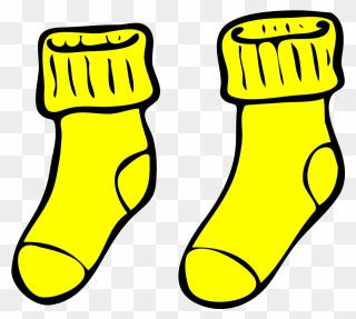 Blue And Yellow Socks Svg Clip Arts - Yellow Socks Clipart - Png Download