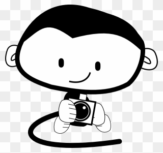 Cartoon Holding Camera Png Clipart