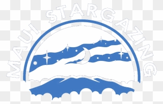 Maui Stargazing - Blue Whale Clipart