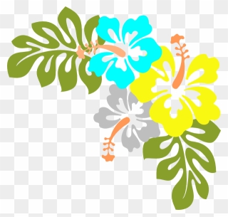 Hawaiian Flowers Transparent Background Clipart