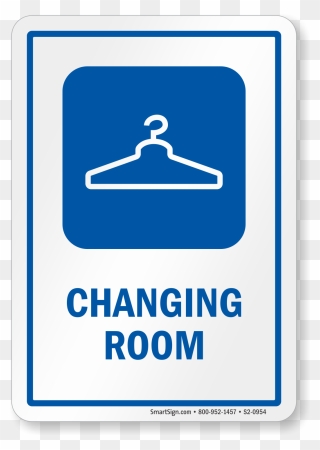 Changing Room Sign, Sku - Changing Room Sign Clipart