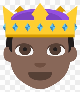 Prince Emoji Clipart - Emoji Principe - Png Download