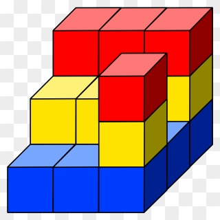 Tower Clipart Unifix Cubes, Tower Unifix Cubes Transparent - Cubes Clipart - Png Download