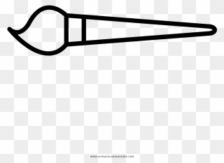 Paintbrush Coloring Page - Colouring Pages Of Paint Brush Clipart