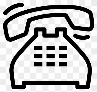 Ringing Phone Icon - Vector Telephone Icon Png Clipart