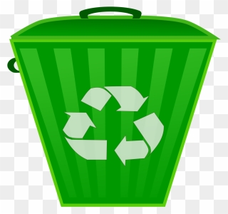 Recycling Trash Can Clip Art - Png Download