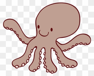 Animation Vector Octopus - Octopus Clipart Png Transparent Png