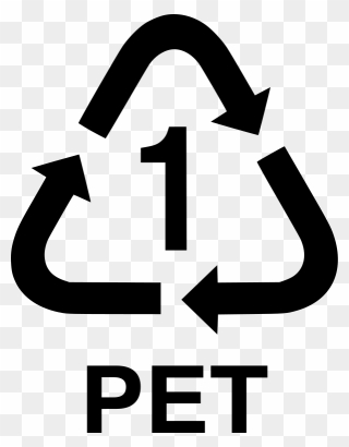 Pet Recycling Symbol Clipart