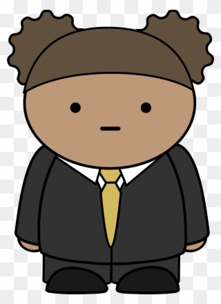 Comic Character Wearing A Business Suit By Anarres - Business Suit Clipart Transparent - Png Download