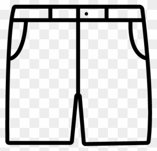 Shorts - Half Pant Size Chart Clipart