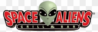 Space Aliens - Space Aliens Grill And Bar Logo Clipart