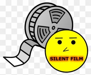 File - Silent - Movie Reel Png Cartoon Clipart