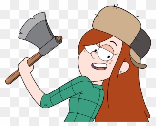 Wendy Dipper Pines Mabel Pines Clothing Nose Cartoon - Gravity Falls Wendy Axe Clipart