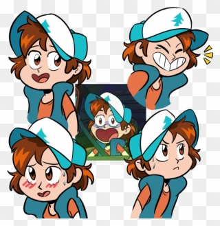 Dipper Pines Mabel Pines Social Group Cartoon Male - Gravity Falls Weirdmageddon Anime Clipart
