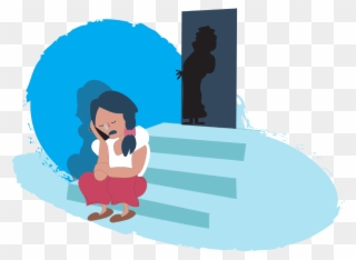 Girl On The Phone Talking About What's Going On - Bullying Kids Helpline Clipart