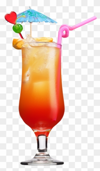 Drinks Clipart Welcome Drink - Tequila Sunrise Cocktail Png Transparent Png
