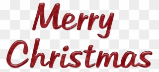 Christmas Word Png Christmas Word Transparent Library - Merry Christmas In Bold Letters Clipart