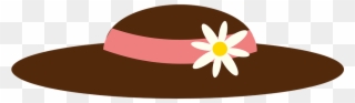 Hat Flower Ribbon - Chapeu Feminino Vetor Png Clipart