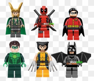 The Green Lantern Clipart-cli - Lego Super Heroes: Wolverine Minifigure - Png Download