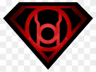 More Like Superman Sinestro Lantern Shield By Kalel7 - Red Lantern Supergirl Symbol Clipart