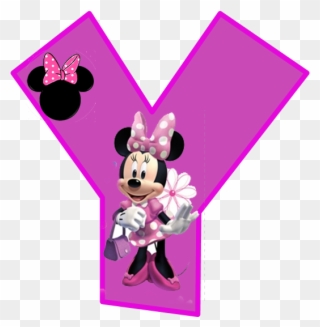 Minnie Free Alphabet In Purple - Roommates Disney Minnie Bow-tique Wall Sticker Clipart