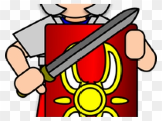 Roman Legion Clipart Roman Guy - Roman Soldier Clipart - Png Download