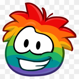 Club Penguin Wikia - Rainbow Puffle Clipart