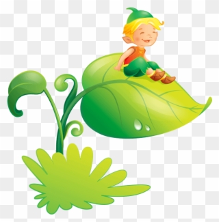 Fairies And Elves Wallstickers For Children Bedroom, - Folletti Per Bambini Clipart