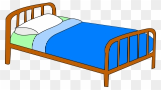 Clipart Man Hospital Bed - Bed Clipart - Png Download