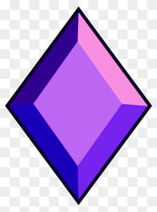 Gem Clipart Violet - Steven Universe Purple Diamond Gemstone Png Transparent Png