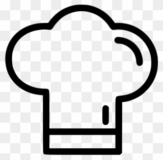 Vector Library Stock Chef Hat Clipart Black And White - Cartoon Chef Hat Png Transparent Png