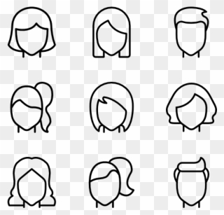 Hairstyles - Hairstyle Clipart