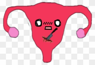 Report Abuse - Sad Uterus Clipart