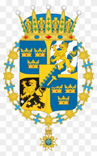 Coat Of Arms Of Hrh Prince Daniel, Of Västergötland - Great Coat Of Arms Clipart