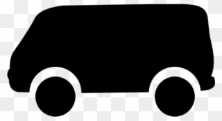 Vans Clipart Thin Black - Icon - Png Download