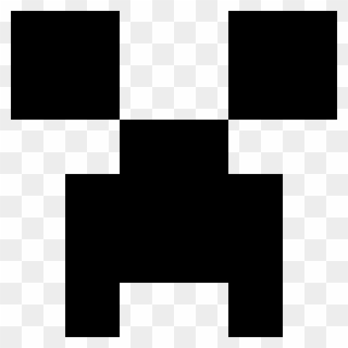 Minecraft Template Jack Pinterest Clip Black And White - Minecraft Creeper Face Png Transparent Png