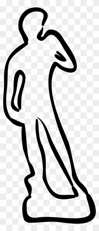 David Statue Hand Drawn Outline Svg Png Icon Free Download - Png David Statue Hand Drawn Outline Vector Clipart