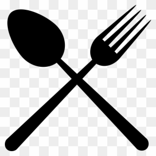 Restaurant Symbol Of A - Fork And Spoon Clipart - Png Download